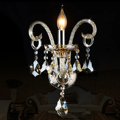 DecorBites™ Crystal Luxury Bedroom Wall Lamp Lighting Fixture