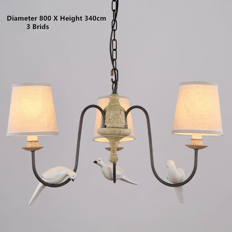 DecorBites™ Bird Lamp: Industrial Pendant Lights for Kitchen Island, Living Room, Bedroom & Restaurant
