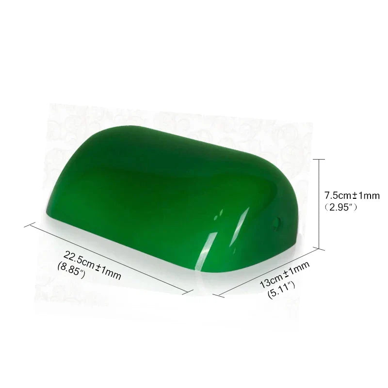 Decorbites™ Glas-Bankier-Lampenschirm für Tischlampen in 4 Farben