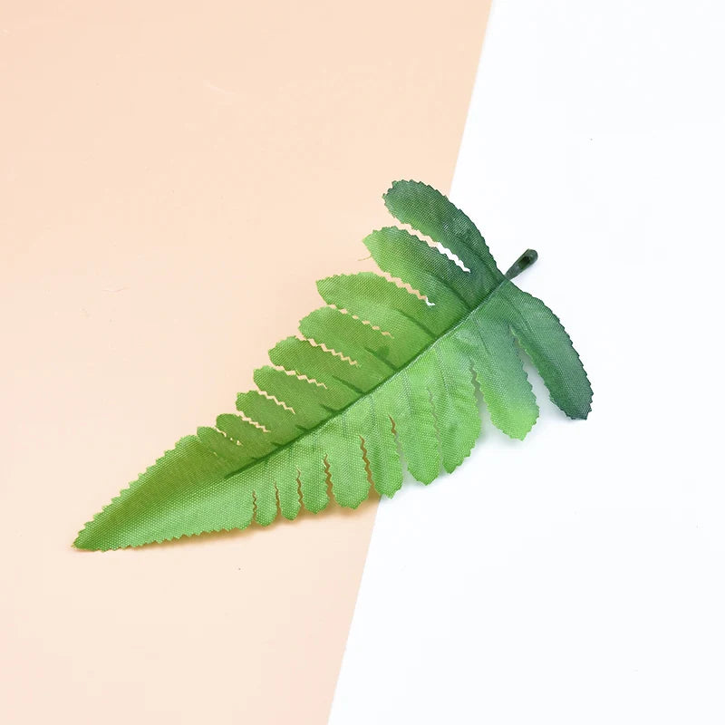 DecorBites™ Decorative Flowers Wreaths Artificial Plants Silk Leaf Box Fake Leaves Needlework