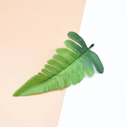 DecorBites™ Decorative Flowers Wreaths Artificial Plants Silk Leaf Box Fake Leaves Needlework