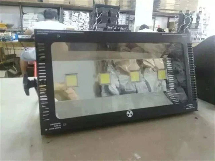 مصباح ستروب LED عالي الطاقة DecorBites™ بقوة 400 واط مع 4 مصابيح LED*100 واط لجهاز ستروبسكوب DJ