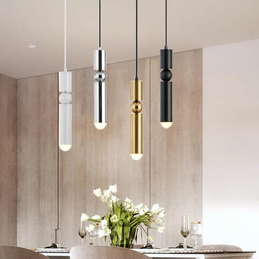 DecorBites™ Brass Pendant Light - Modern Minimalist Nordic Bar Small LED Hang Lamp