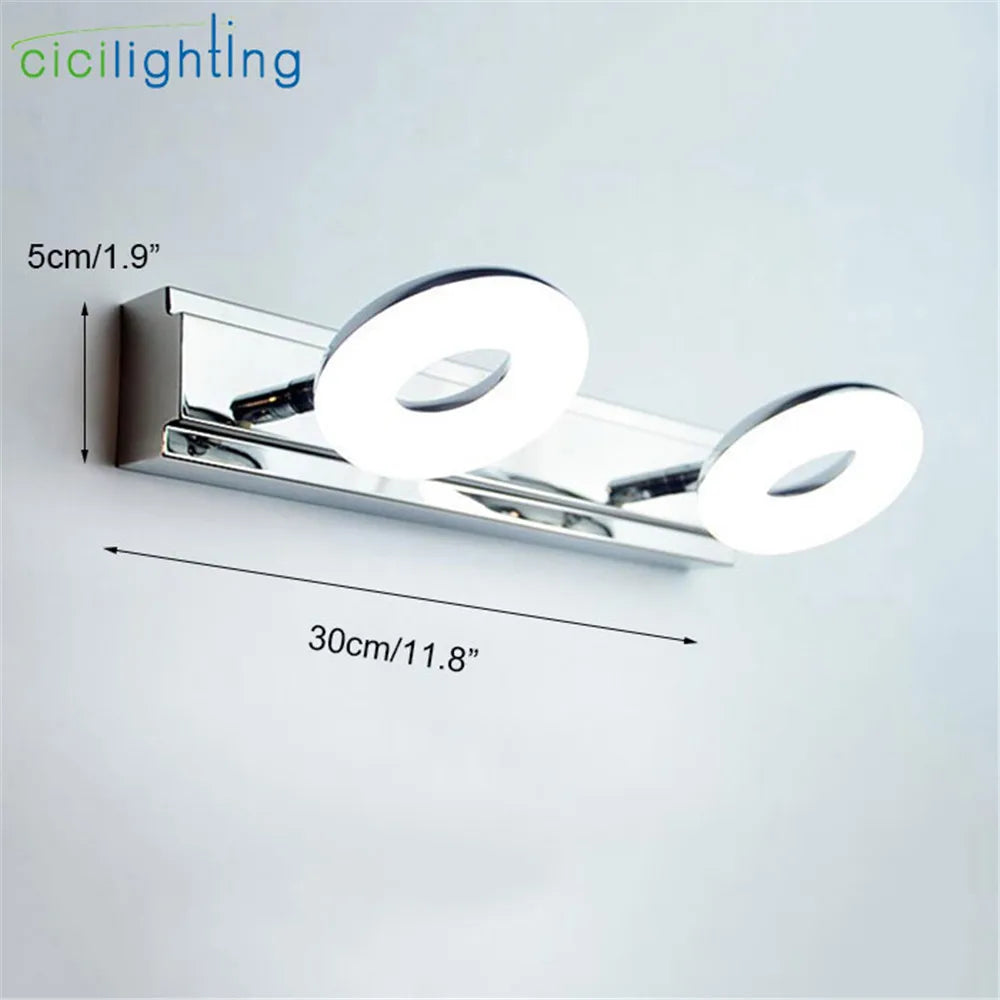 Lámpara de tocador LED DecorBites™ de 10W a 20W para espejos de baño y apliques de pared para maquillaje