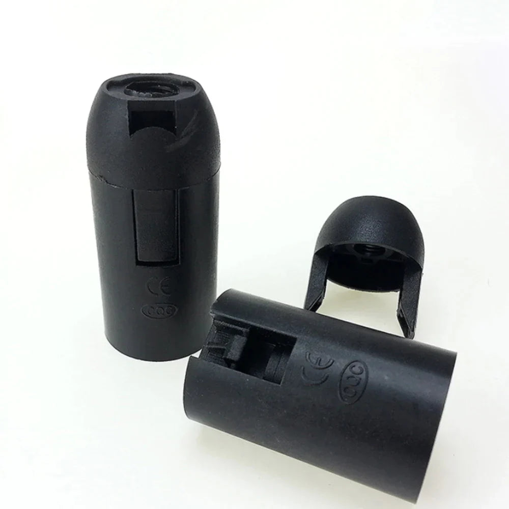DecorBites™ 10PCS Lighting Accessory: E14 E27 Lamp Holder Socket for Flexible Luminaire