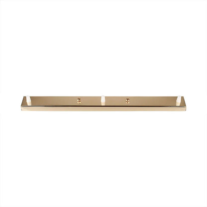 DecorBites™ Ceiling Plate for Three-Lamp Light Fitting: Rectangular Strip Canopy Base
