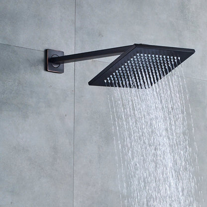 DecorBites™ Black Bronze Shower Faucet Set with Rainfall Mixer Tap & 2-ways Valve
