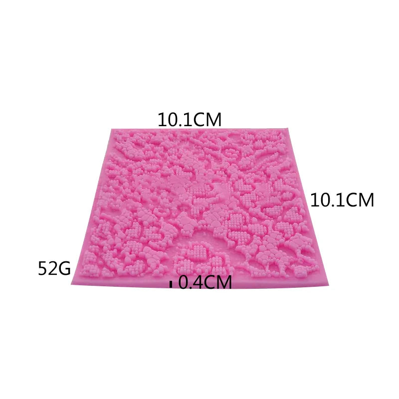 DecorBites™ Lace Pattern Silicone Cake Mold for DIY Dessert Decorating