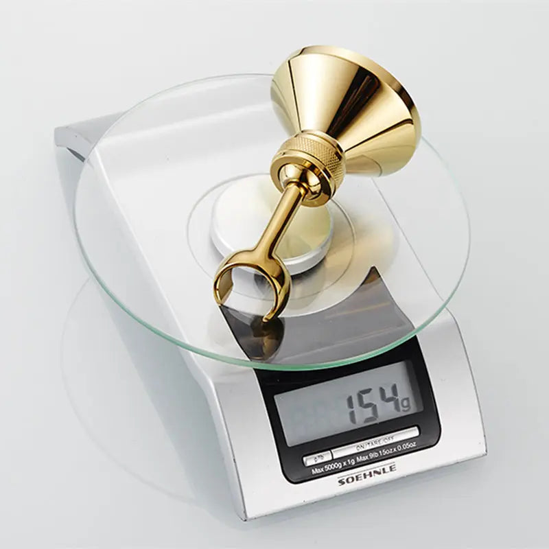 DecorBites™ Brass Hand Held Shower Head Holder Bracket Wall Mount Hook