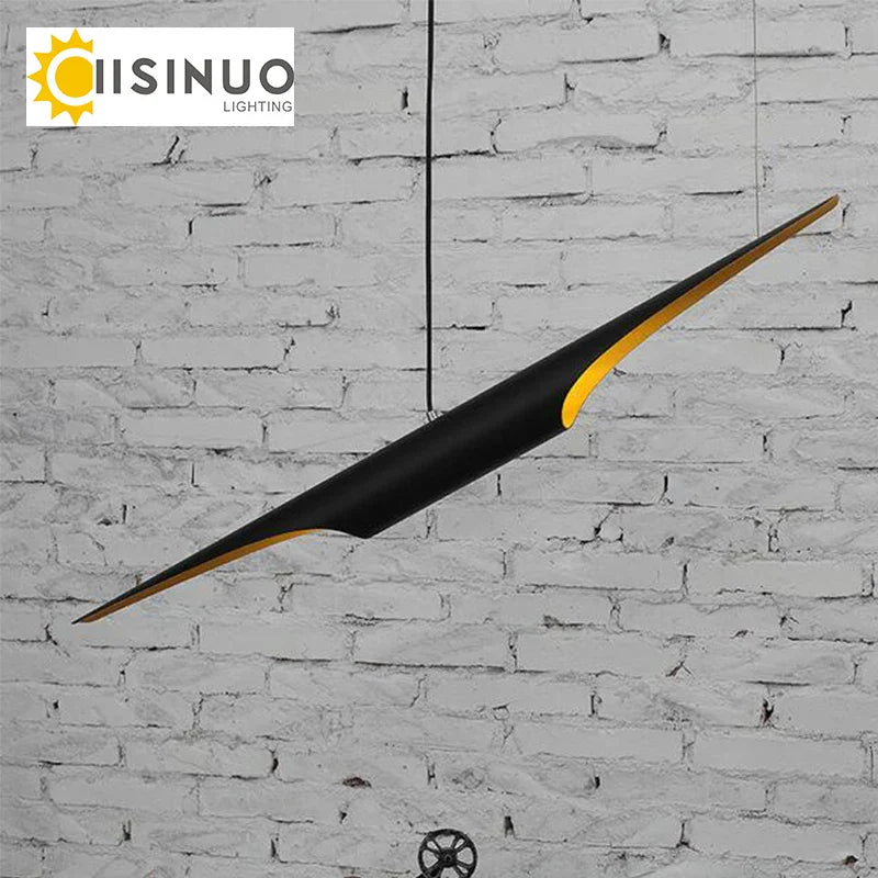 DecorBites™ Aluminum Tube Chandelier with LED Bulb - Creative Restaurant & Bar Lighting