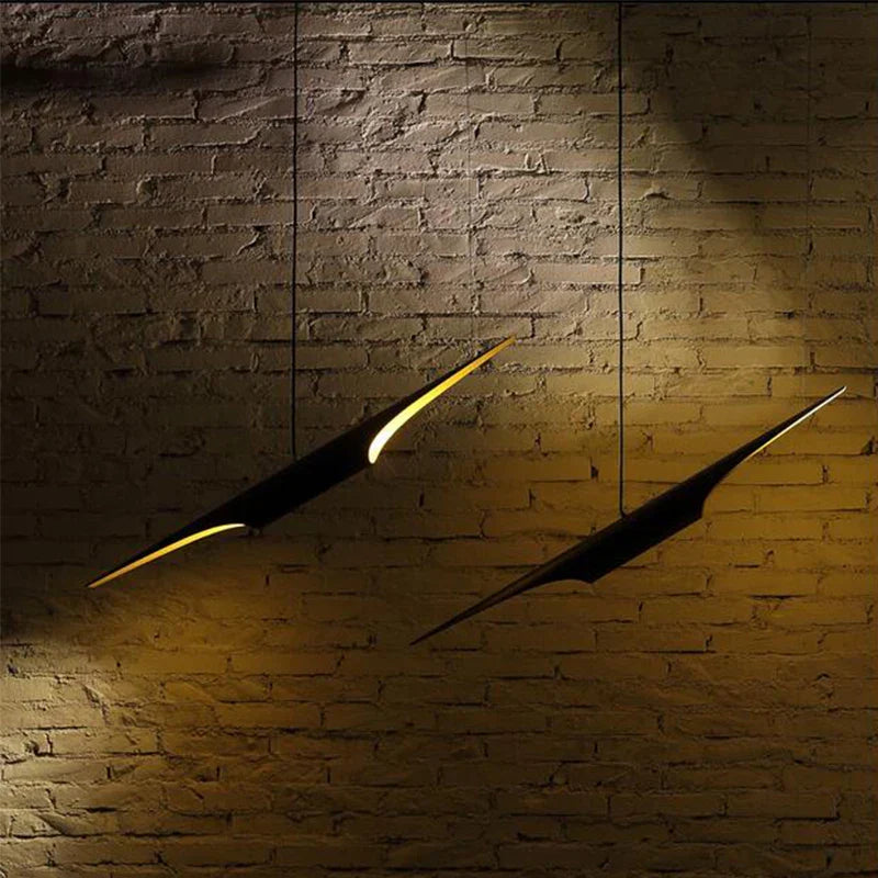 DecorBites™ Aluminum Tube Chandelier with LED Bulb - Creative Restaurant & Bar Lighting