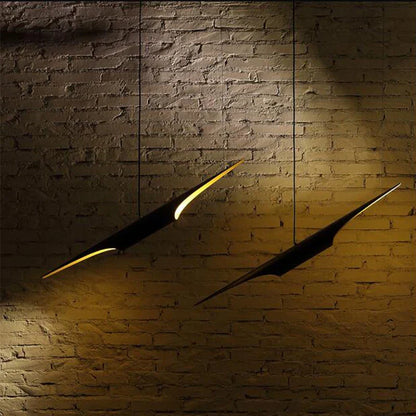 DecorBites™ Aluminum Tube Chandelier with LED Bulb - Creative Restaurant & Bar Lighting