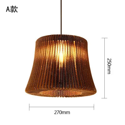 DecorBites™ Chinese Paper Pendant Light for Restaurant Living Room, Southeast Asian Style