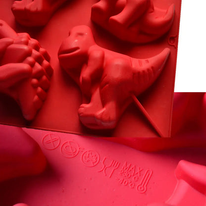 DecorBites™ Dinosaur Silicone Cake Mould for Creative Birthday Cake Decoration