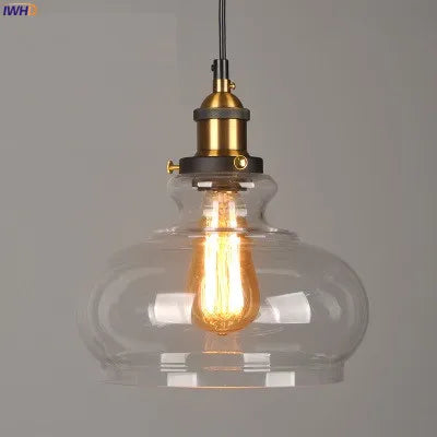Decorbites™ Glas-Hängeleuchten für Ess- und Wohnzimmer, Vintage-Industrial-Hängeleuchte