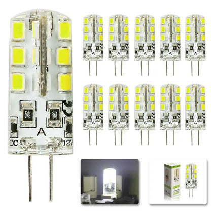 DecorBites™ LED G4 3W 2835 SMD Bulb 12V 220V 24LED Spotlight 10pcs/Lot