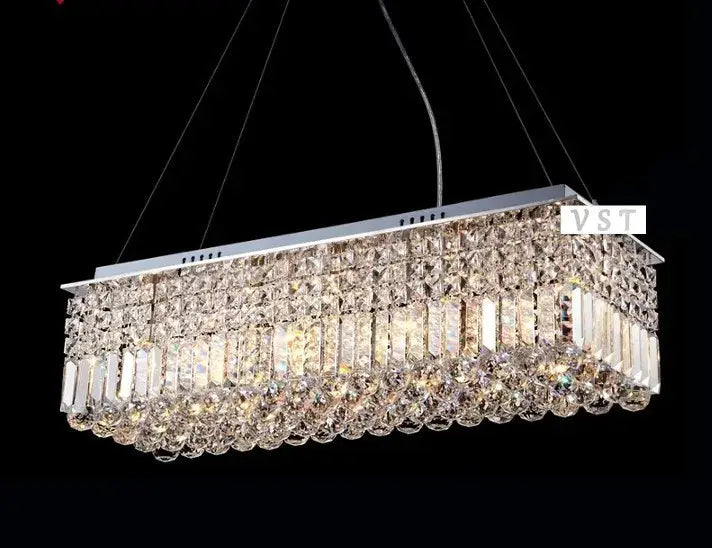 DecorBites™ Upscale Modern Crystal Chandelier for Dining Room