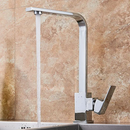 DecorBites™ Kitchen Faucet: Brushed Gold/Nickle/Black Hot Cold Mixer Crane Water Tap