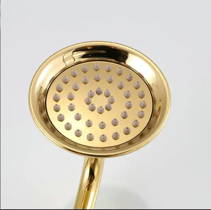 DecorBites™ Golden Rain Shower Faucet Set for Bath and Bathtub