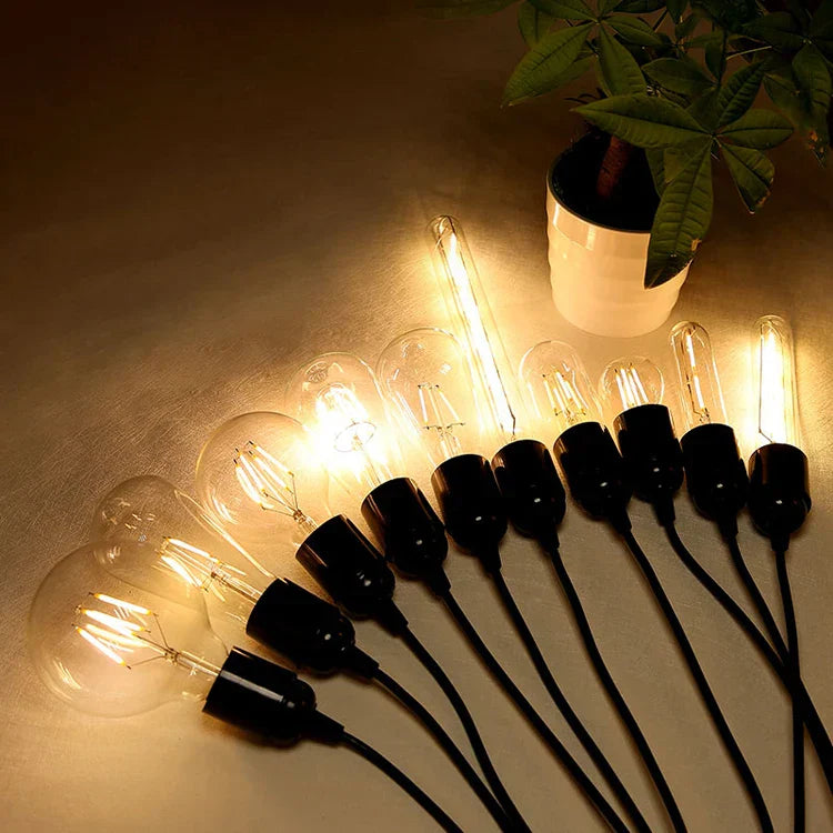 Decorbites™ LED-Filamentlampen: Ultraleuchtende E27 4W-8W Edison-Glühbirnen für Anhänger-Heimbeleuchtung