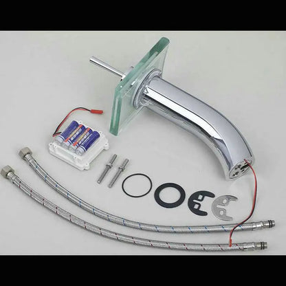 DecorBites™ LED Waterfall Glass Basin Mixer Faucet