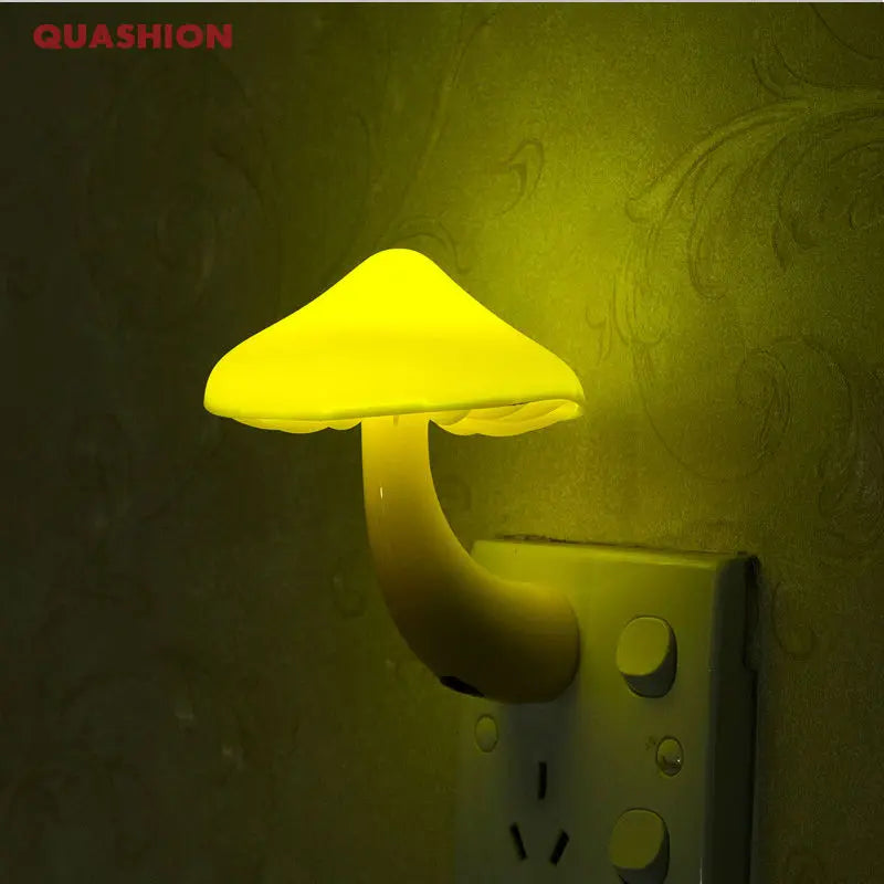 DecorBites™ LED Mushroom Night Light for Home Decoration and Bedroom, Light-controlled Sensor