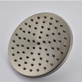 رأس دش نحاسي DecorBites™ مقاس 8 بوصات: بديل لصنبور الدش اليدوي لحمامك