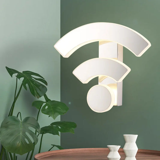 DecorBites™ Acrylic WIFI Wall Light - Home Decor Sconce for Living Room, Bedroom, Restaurant