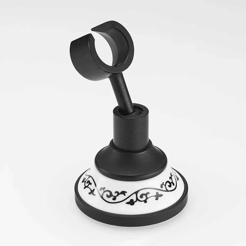 Soporte giratorio de latón dorado Decorbites™ para cabezal de ducha manual, soporte de montaje para accesorios de baño