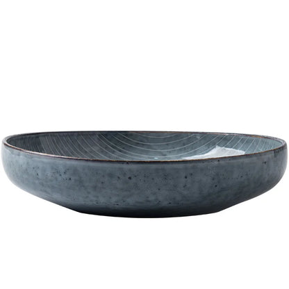 DecorBites™ Japanese Style Ceramic Soup Bowl - Large Salad Bowl Tableware