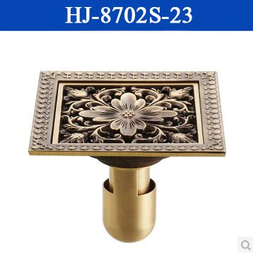 شبكة مصفاة أرضية دش مربعة من نحاس عتيق من DecorBites™ - HJ-8702S