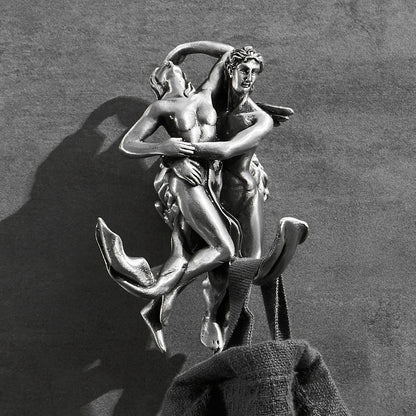 DecorBites™ Bathroom Hardware Set: Toilet Paper Holder, Towel Bar, Brush Holder - Mountable Romantic Design