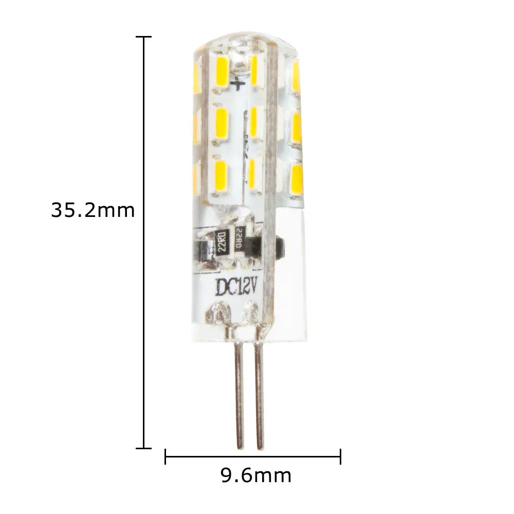 DecorBites™ G4 LED Corn Lamp 3W 24leds SMD 3014 Spotlight Bulbs Warm Cold White