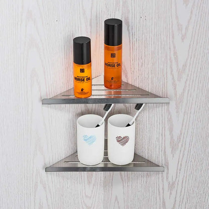 DecorBites™ Brushed Nickel Stainless Steel Bathroom Hardware Set - 4-Piece Accessory Kit