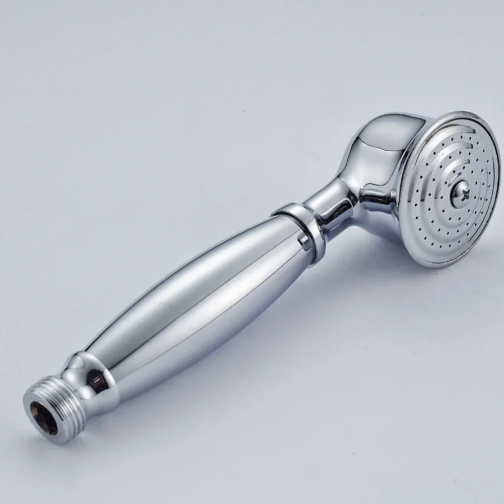 DecorBites™ Brass Hand Shower Head: Premium Replacement Sprayer for Shower Faucet