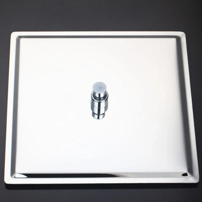 DecorBites™ LED Shower Head Square with Temperature Control 3 Color Lights Ultra Thin