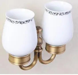 DecorBites™ Carved Antique Bronze Brass Bathroom Accessories Set with Solid Bath Hardware