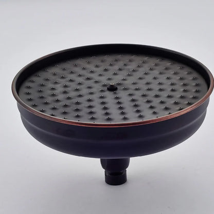 رأس دش نحاسي DecorBites™ مقاس 8 بوصات: بديل لصنبور الدش اليدوي لحمامك