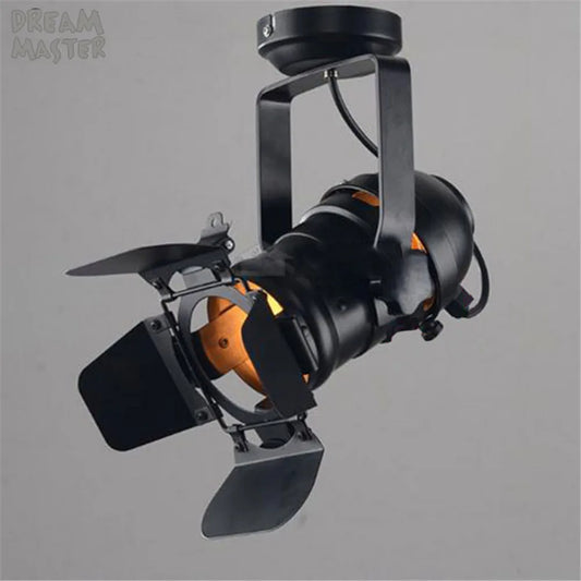 DecorBites™ Industrial Vintage LED Ceiling Light for Theater Stage, Loft, Shop