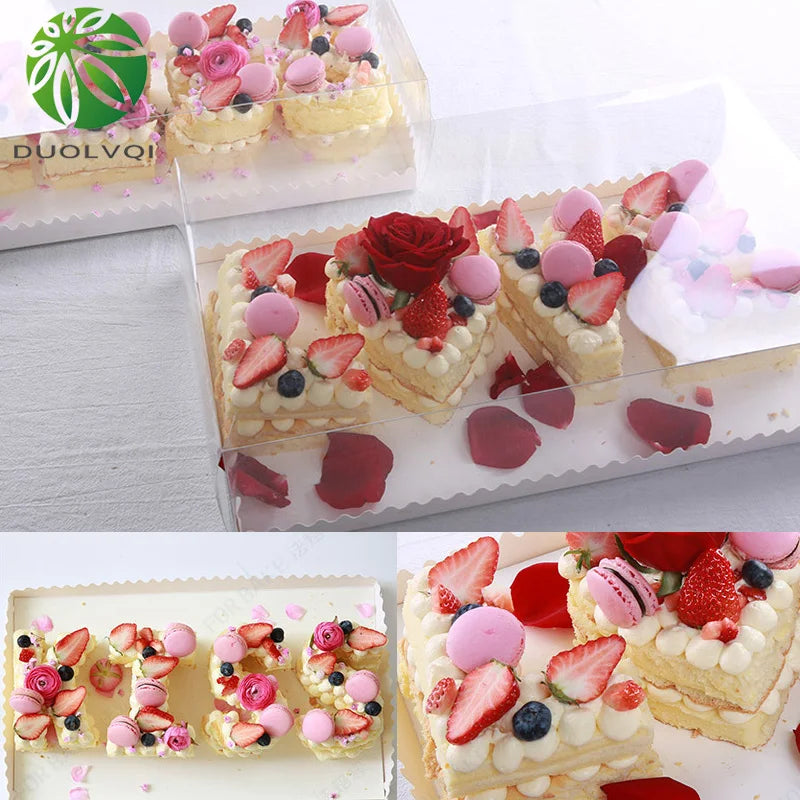 مجموعة قوالب وقوالب تزيين الكيك الأكريليكية DecorBites™ لتزيين عجينة السكر