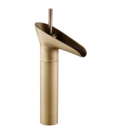 DecorBites™ Crystal Wine Glass Basin Faucet in 5 Elegant Finishes