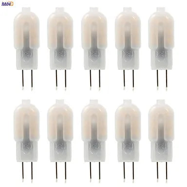 DecorBites™ 10pcs 2W LED G4 Bulb 160Lm 12V 220V Bi-pin Chandeliers Replace Halogen