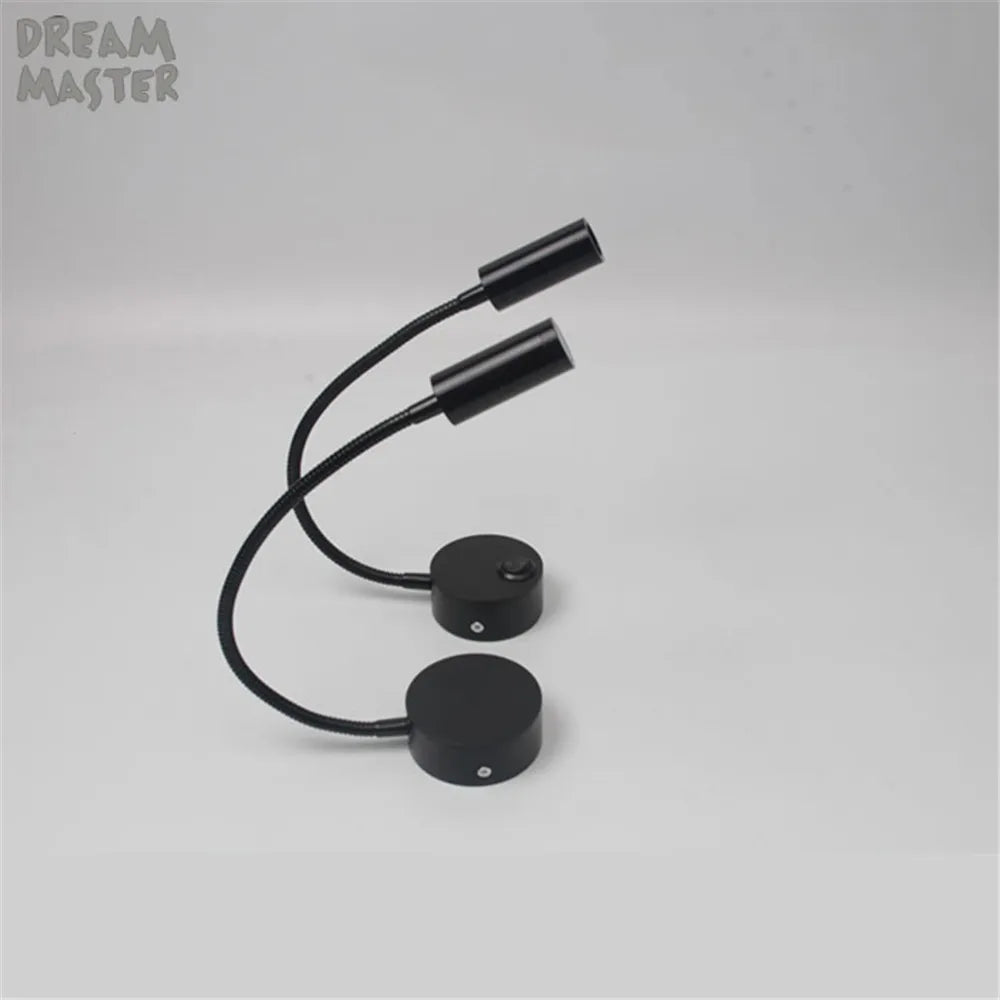 DecorBites™ LED Mirror Light Bedside Lamp | Modern Minimalist Wall Lighting in Black