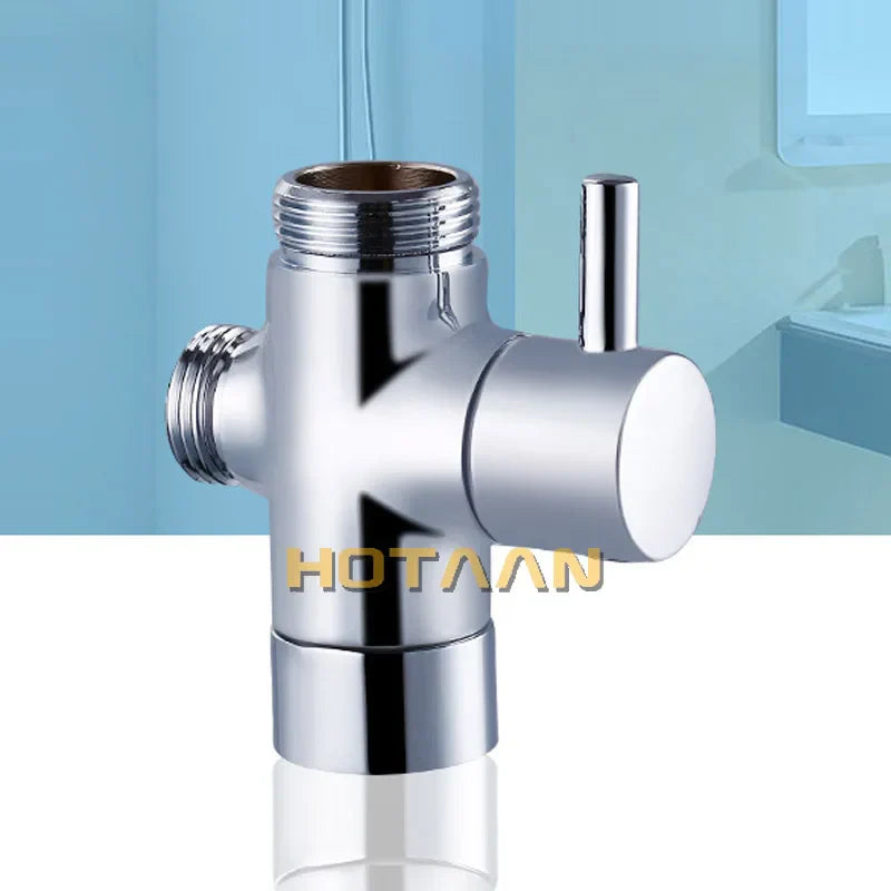 DecorBites™ Brass 1/2" Shattaf Sprayer Diverter for Bathroom Faucet - YT-5128