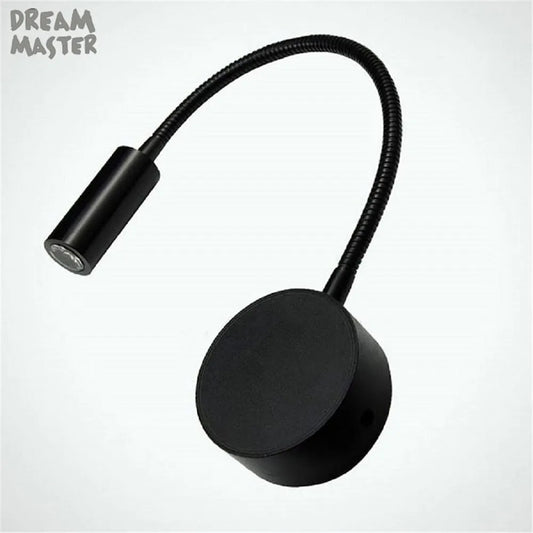 DecorBites™ LED Mirror Light Bedside Lamp | Modern Minimalist Wall Lighting in Black