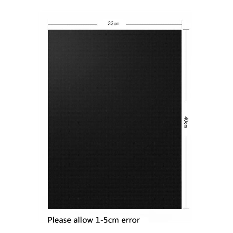 حصيرة شواء DecorBites™: لوح تسخين غير لاصق من الألياف، محمول وسهل التنظيف، ملحق شواء