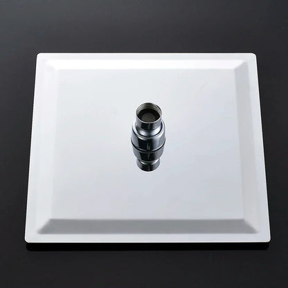 DecorBites™ 12-Inch Stainless Steel Square Rainfall Shower Head - Chrome Luxury Bathroom Fixture