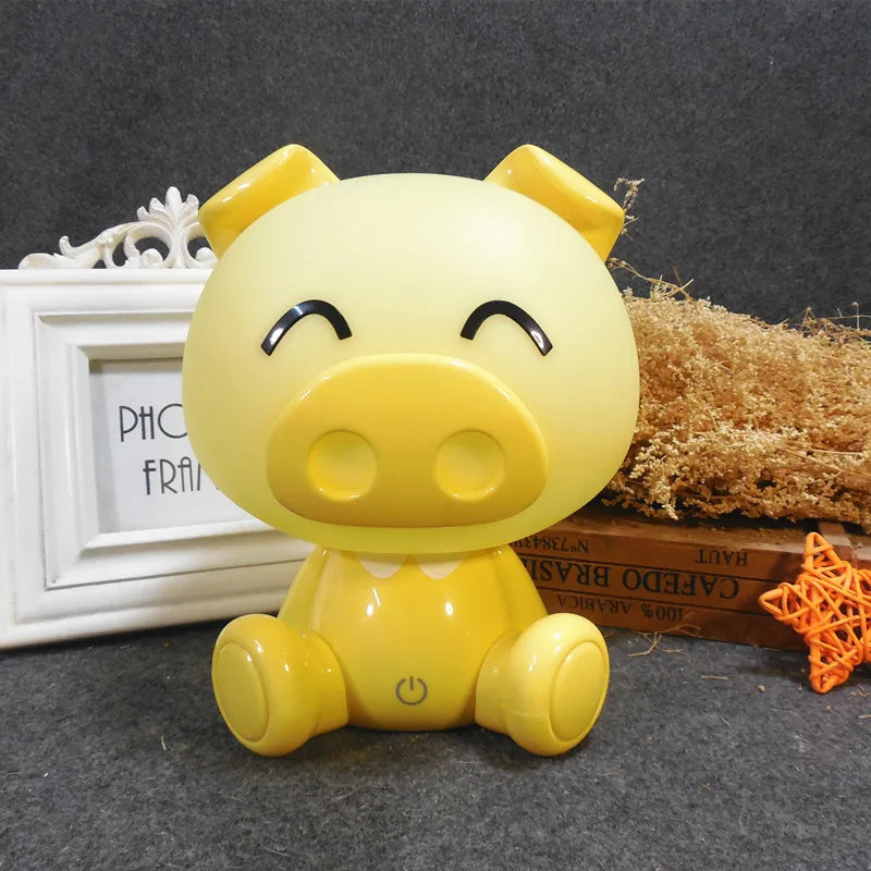 Decorbites™ Kinder-Nachtlicht Hasenform USB-Schreibtischlampe, energiesparende LED, Augenschutz, Geschenk