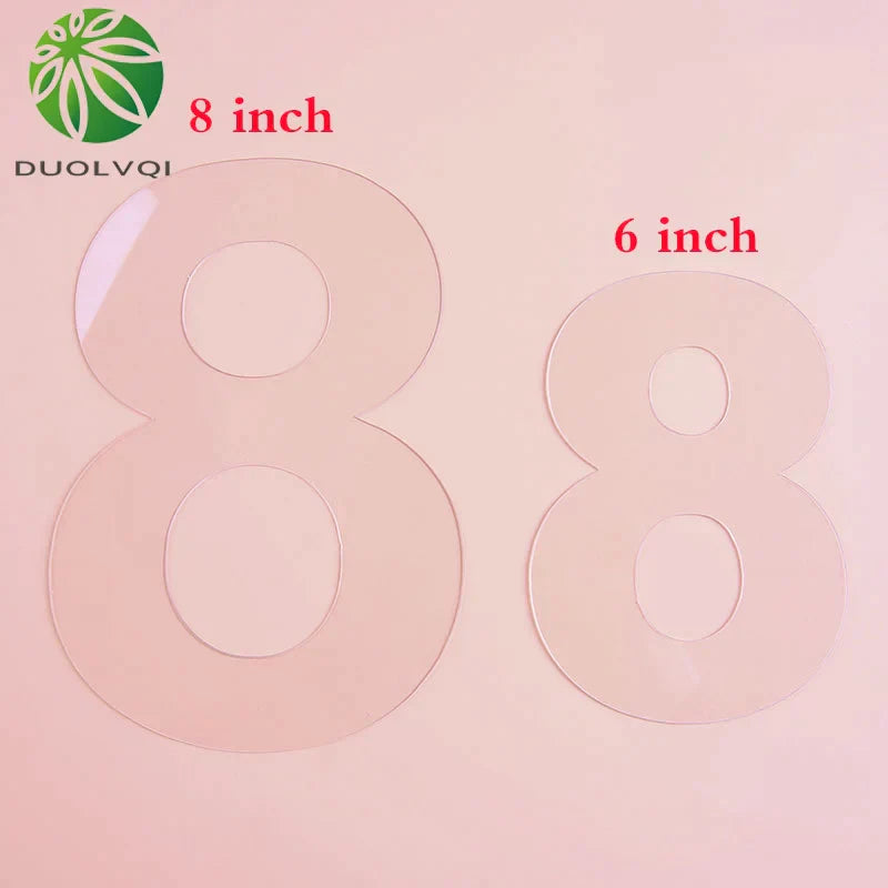 مجموعة قوالب وقوالب تزيين الكيك الأكريليكية DecorBites™ لتزيين عجينة السكر