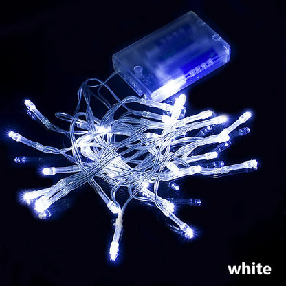 DecorBites™ LED String Lights: Battery Operated & Waterproof for Holiday Parties & Weddings